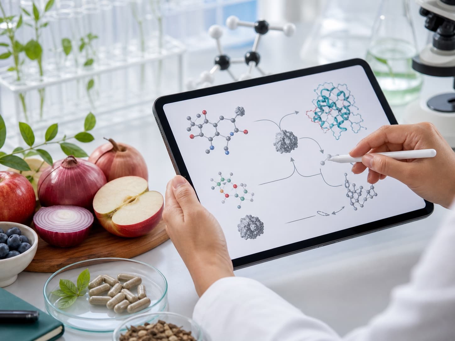 The Plant Compound Studied for a Key Uric-Acid Pathway editorial image